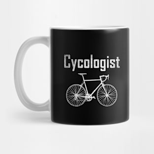 Vintage Cycologist Bike Cycology Funny Biking Cyclist Cycling Gift Mug